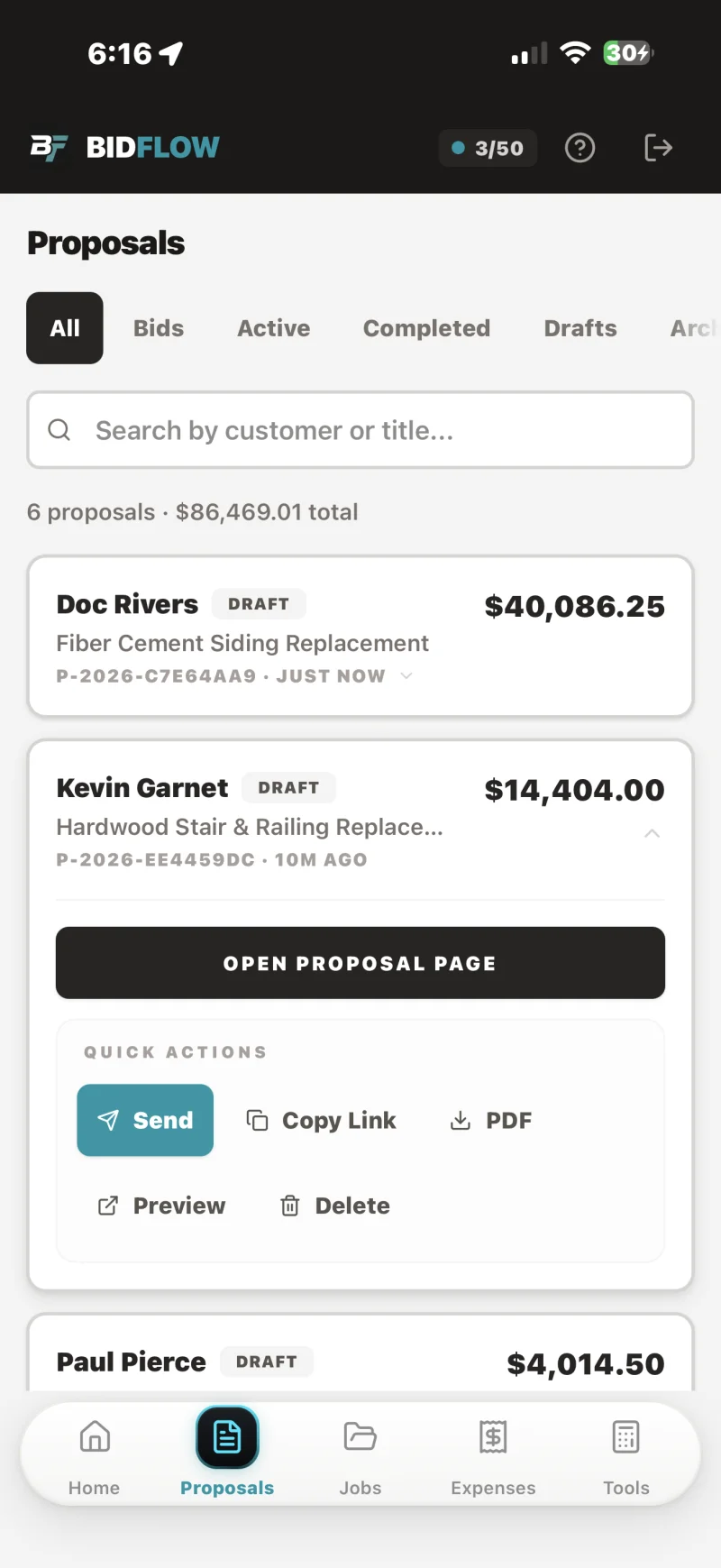 BidFlow screenshot 2